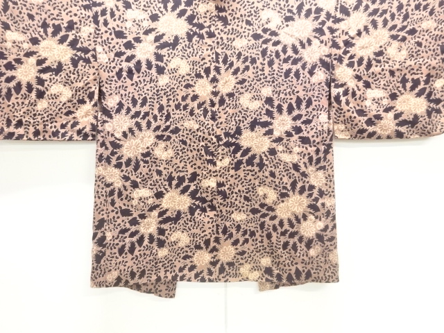 Japanese Kimono / Chirimen Kinsha Silk